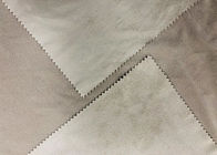 ткань драпирования 110ГСМ Микросуэде/повторно использовала серый цвет устрицы Эко ткани любимца дружелюбный