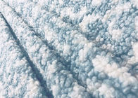 Ватки полиэстера бархата ткани одеяла петли круга белизна 340ГСМ мягкой голубая
