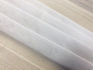 80ГСМ связало ткань сетки для носки спорт выравнивая белое 100% полиэстер