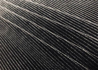 Стретчь ткань корд 93% полиэстер 220ГСМ для черноты софы одежды