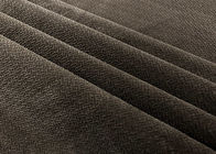 супер мягкое зерно темный Браун ткани т бархата прогара простирания 165ГСМ 150км
