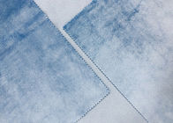 мягкое искривление 100% полиэстер ткани игрушки плюша 210ГСМ связало голубой цвет