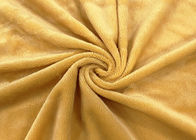 мягкая ткань плюша 100% полиэстер 230ГСМ для желтого цвета жасмина аксессуаров игрушек