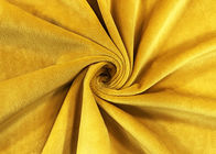 мягкая микро- ткань полиэстера 220ГСМ/янтарная желтая ткань бархата для аксессуаров игрушек