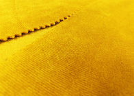 мягкая микро- ткань полиэстера 220ГСМ/янтарная желтая ткань бархата для аксессуаров игрушек