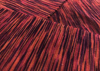 ткань Стретчь утка 190ГСМ вязать 100 полиэстер Микрофибер для йоги одевает красный цвет Хеатер