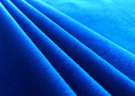 мягкая ткань бархата 100% полиэстер 200ГСМ для домашнего цвета королевской сини ткани