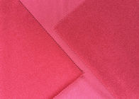 почищенная щеткой нейлоном 100% ткань Книт 240ГСМ для игрушки делая более сумашедший красный цвет