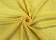 мягкое 100% полиэстер 210ГСМ выбило ткань бархата картины микро- - желтый цвет