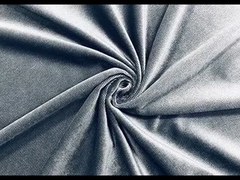 200GSM Полиэстер вельветная ткань Катионный шнур для дивана Серый цвет Twill
