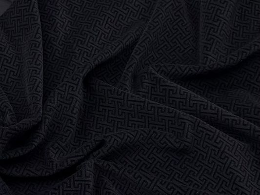 Микроэластичный бархат из полиэстера. Идеально подходит для платьев.