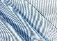 Работайте ткань рубашки 100% полиэстер 130ГСМ/случайным связанные искривлением нашивки ткани голубые