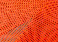 90ГСМ 100 полиэстера процентов ткани сетки для цвета ботинок неонового оранжевого красного