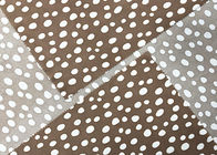 140ГСМ 100 полиэстера бархата ткани процентов печатания воды для домашней белизны ткани ставит точки Браун