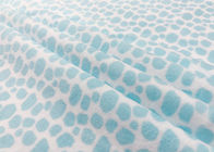 печать леопарда ватки ткани бархата 100% полиэстер 210ГСМ материальная голубая