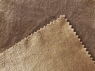 130ГСМ 100 почищенной щеткой полиэстером процентов ткани замши для моды цвета Брауна одежды