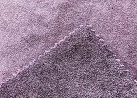 Стретчь материал замши двойника 92% полиэстер 400ГСМ для пурпура таро одежды