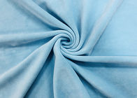 Ткань бархата 92% полиэстер эластичная микро- для домашней сини младенца 340ГСМ ткани