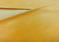 Темный желтый бархат Микрофибер 92% полиэстер тканевого материала 280ГСМ бархата
