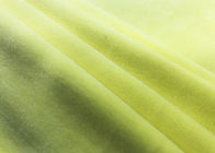 свет ткани бархата простирания искривления 300ГСМ вязать - желтое 92% полиэстер цвета