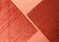 мягкий красный цвет кирпича ткани игрушки плюша 205ГСМ 100 процентов материала полиэстера