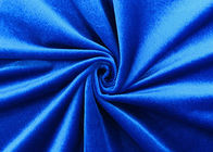 мягкая ткань бархата 100% полиэстер 200ГСМ для домашнего цвета королевской сини ткани