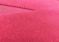 почищенная щеткой нейлоном 100% ткань Книт 240ГСМ для игрушки делая более сумашедший красный цвет